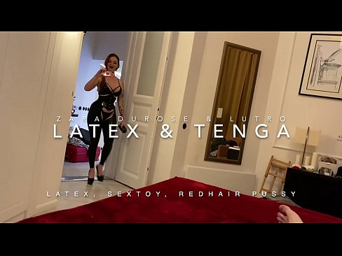 ❤️ I-stepsister enentloko ebomvu enxibe isinxibo se-latex esifakwe nguyise wesibini Isondo esikhulu kuthi ❌️❤